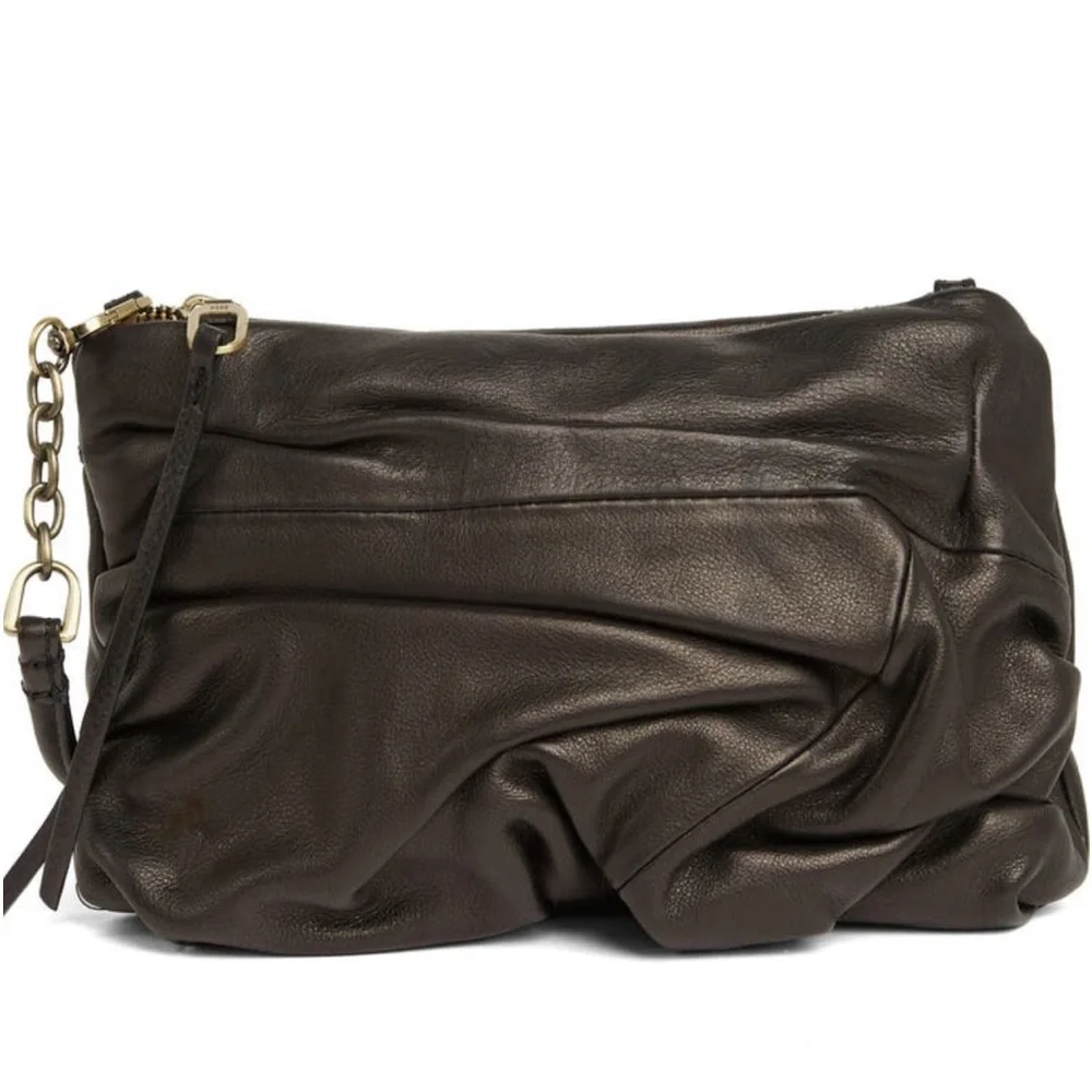 HOBO Dare Leather Clutch / Crossbody Bag - Picture 1 of 8